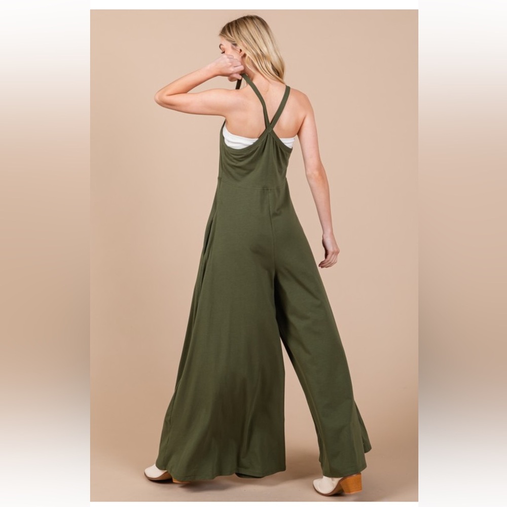 RESTOCKED Fabulous Jumpsuit Solid Wide Leg Knit - Picture 5 of 5